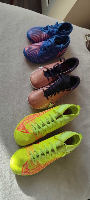 Бутонки NIKE Mercurial размер 35 и размер 36,5  и   ADIDAS размер 32