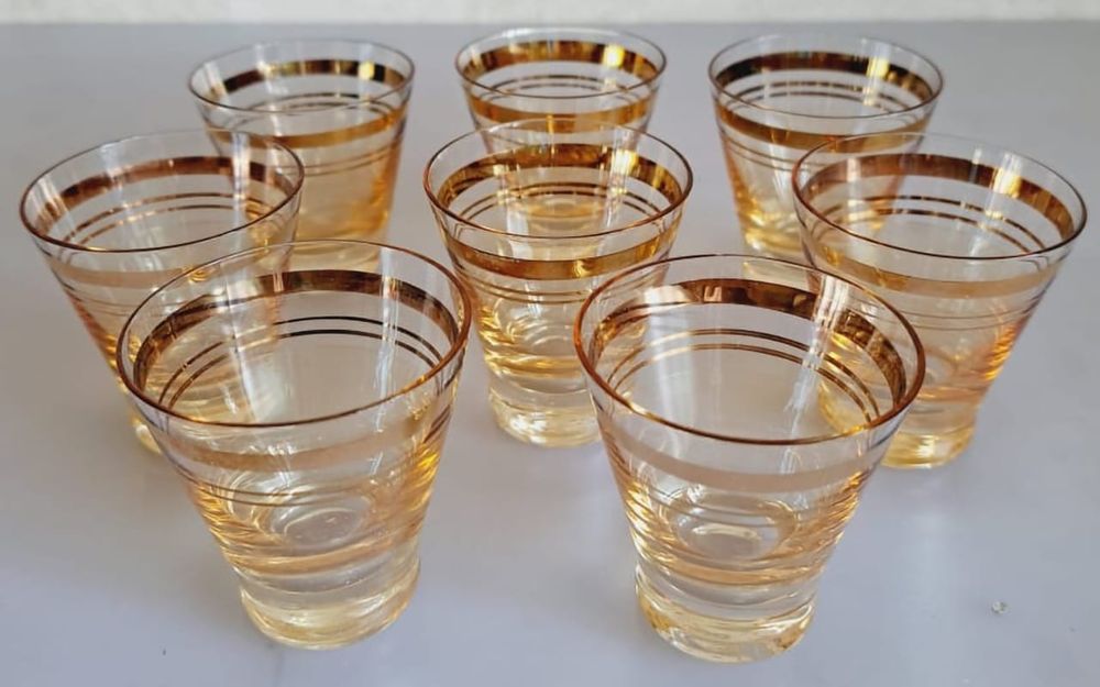 Фужеры цветное стекло