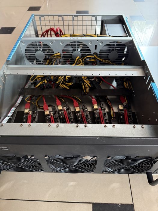Carcasa rig server mining i3