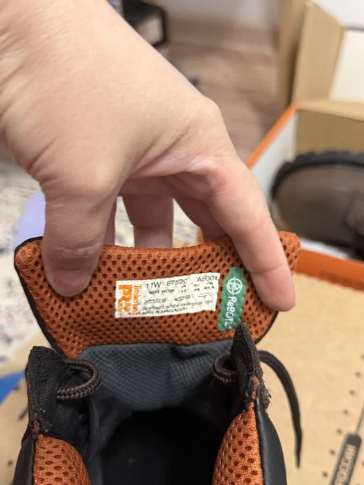 Рабочие ботинки кожаные