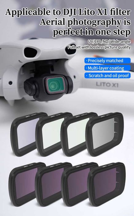 Филтри за дрон DJI Lito X1 - ND CPL UV Night