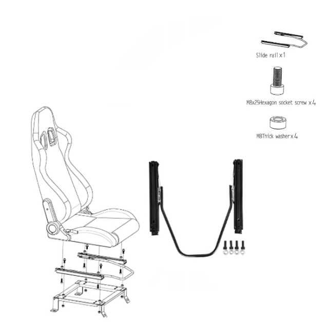 Спортни седалки за автомобил, черни с червен шев