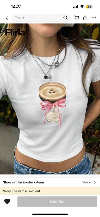 Кроп топ блуза с щампа