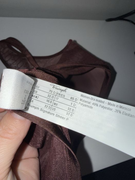 Комплект сутиен Trumph 70D и бикини М