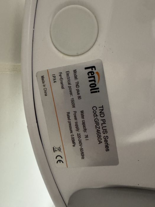 Boiler electric Ferroli, 80 l