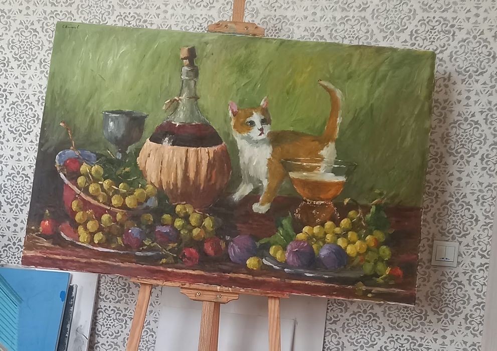 Натюрморт Котёнок