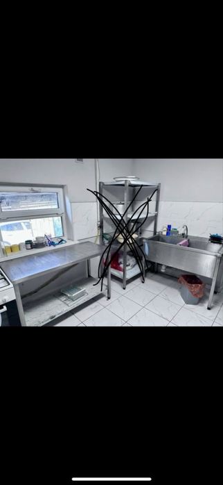 Металлические производственные столы