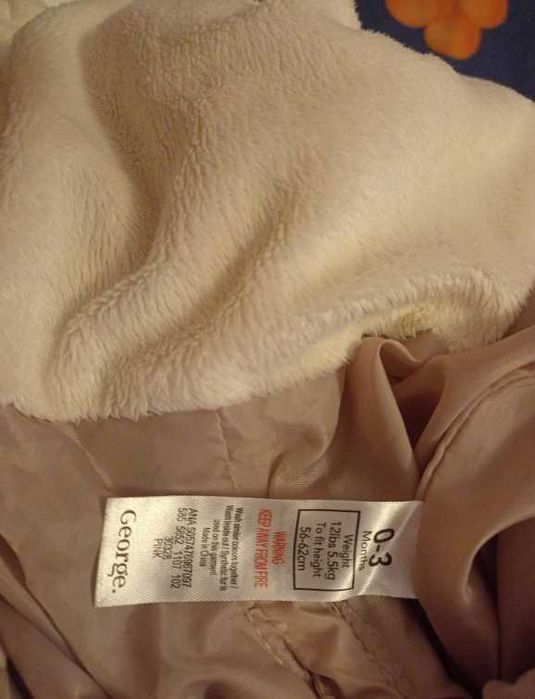 Чисто нов бебешки космонавт George - размер 62