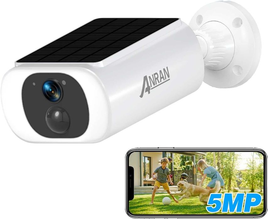 ANRAN 5MP слънчевa охранителнa камерa