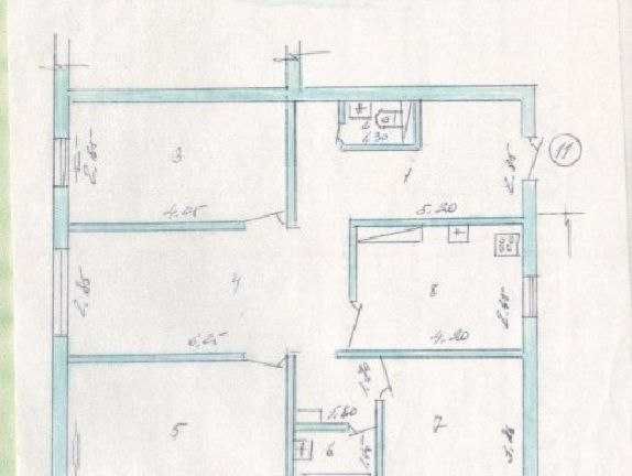 4-х комнатная квартира Ул. Ойбек ID: 5402