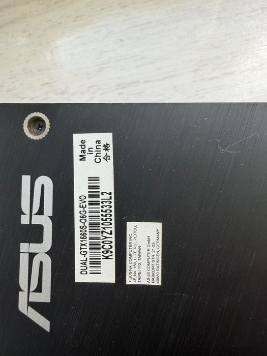 Видеокарта Asus 1660 super