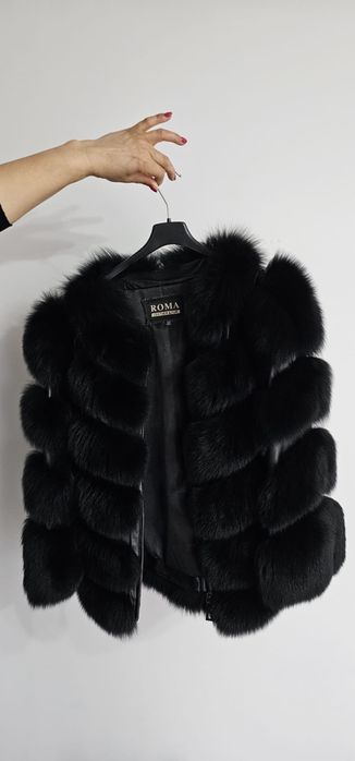 Haina din blana naturala de iepure