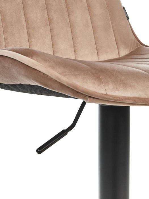 NOU Set 2 scaune bar "DUBROVNIK", pivotante, maro