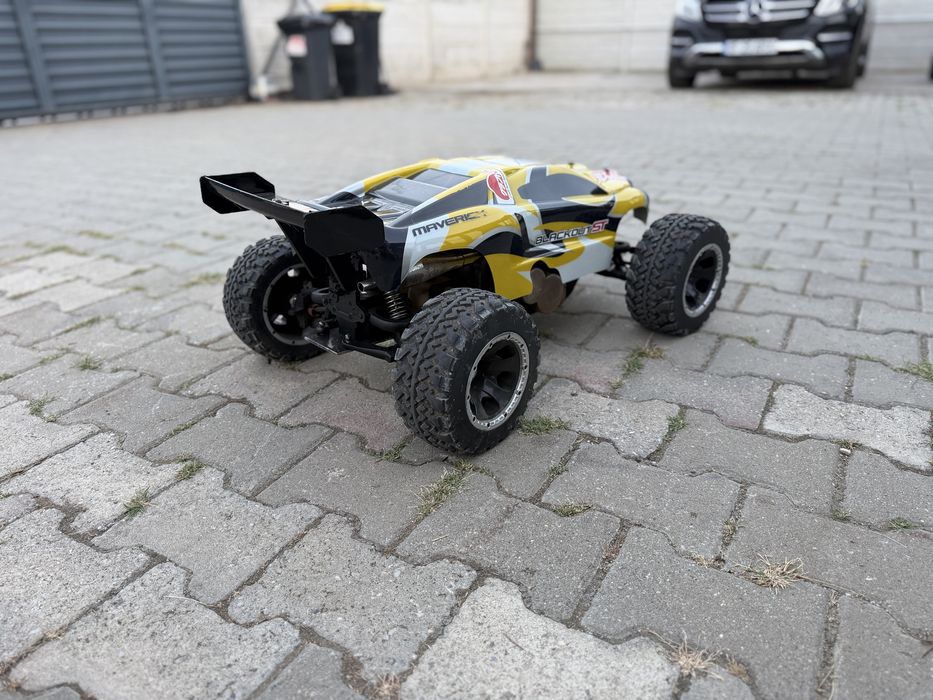 Automodel rc 1:5 benzina reely carbon fighter modificat