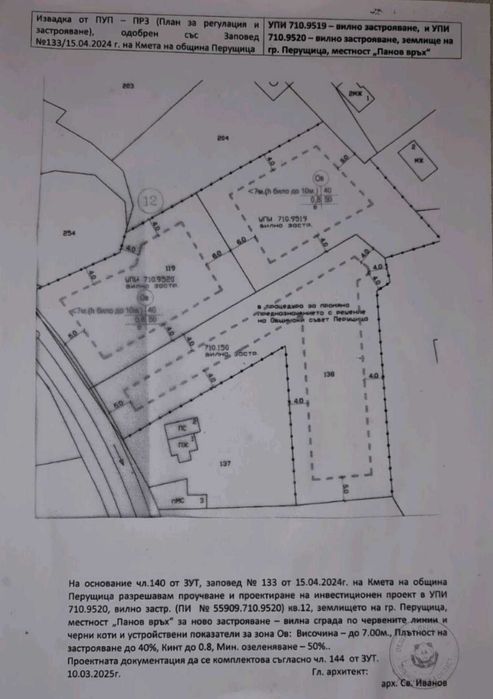 Продава се Парцел в Пловдив, Въстанически - 1000 кв.м за 12 €/кв.м - Снимка #9