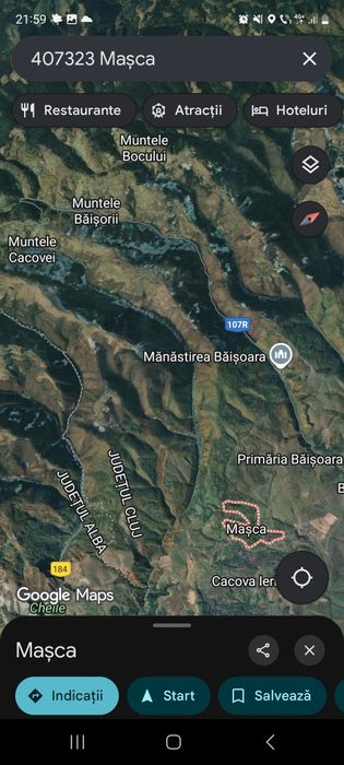 teren intravilan constructii sat Mașca, com. Iara.