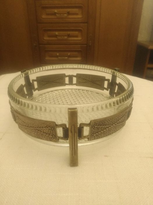 Ретро конфетница СССР с узором