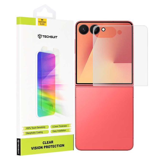 Стъклен протектор Techsuit Clear за Samsung Galaxy Z Flip 7