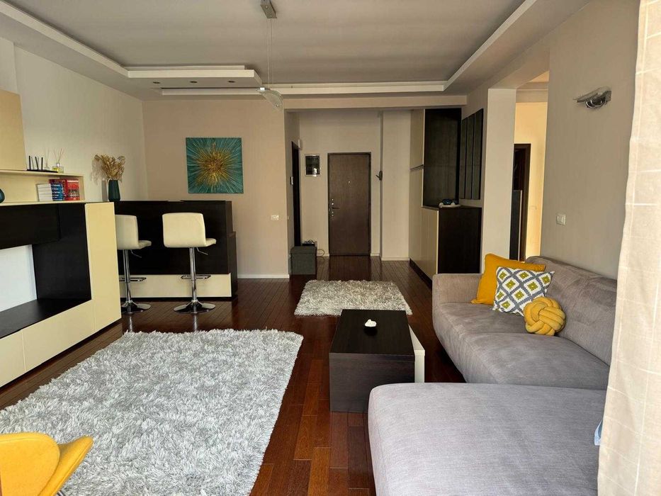 Apartament 3 camere, 100 mp + terasă 20 mp, bloc nou, complet mobilat