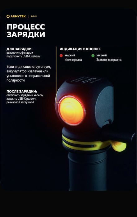 Фонарь Armytek ELF C 2