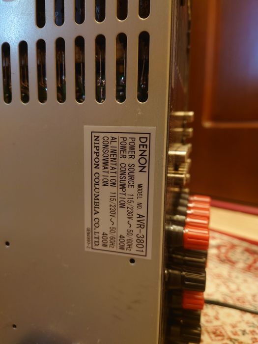 Ресивер Denon AVR-3801. Made in Japan.