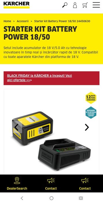 Aparat karcher cu acumulator