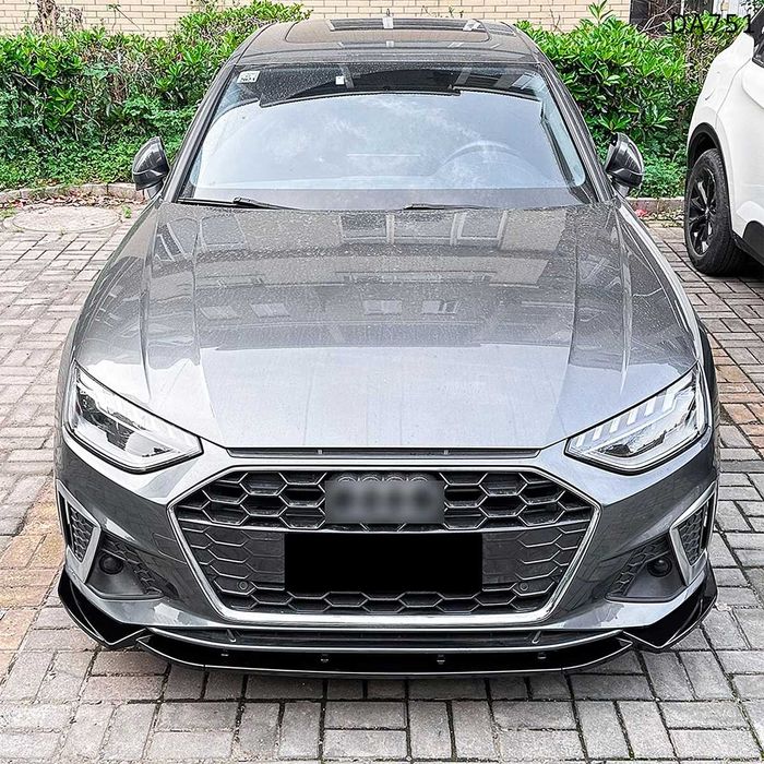 Тунинг лип спойлер предна броня Audi A4 S4 B9.5 2020+ ауди а4 Lip б9.5