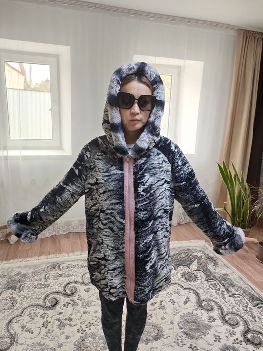 Продаётся куртка кожаная, цвет пудра