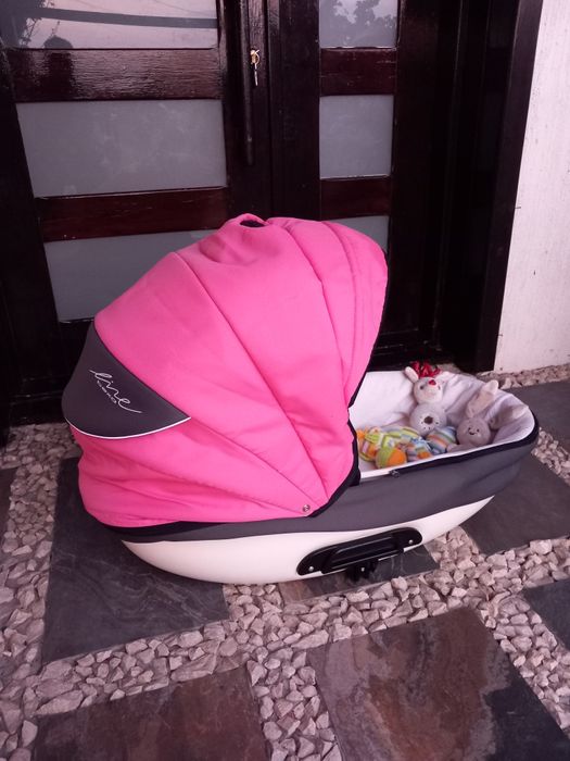 Cărucior Fetita Line Bexa Impecabil ROZ Aproape NOU