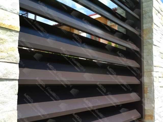 Забор жалюзи еврозабор