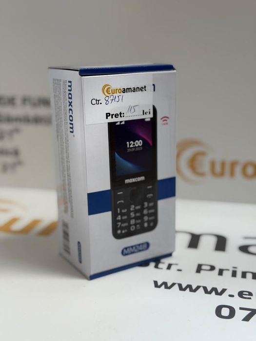 Telefon Mobil Maxcom MM248 4G Dual Sim Black -P-
