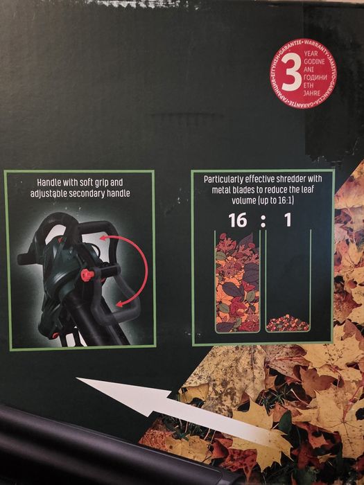 Suflanta cu tocator 3000w Parkside 55L