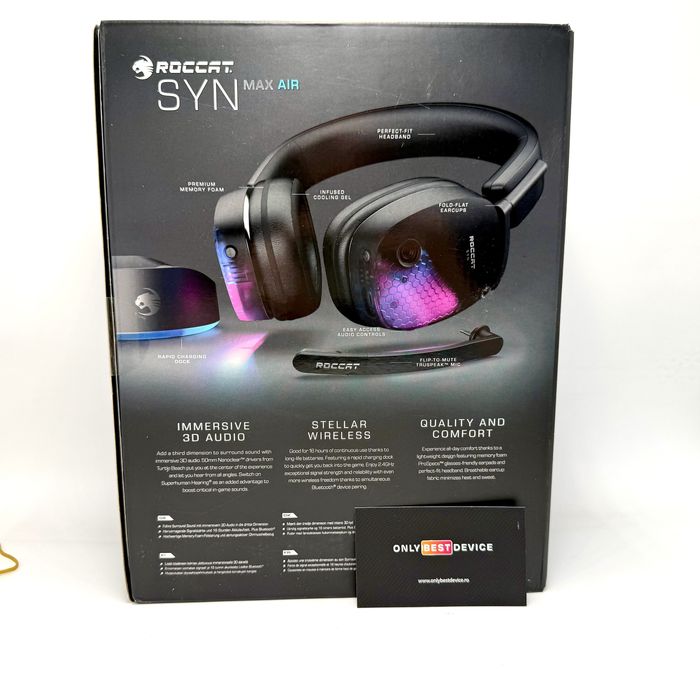 Casti gaming Roccat Syn Max Air Black