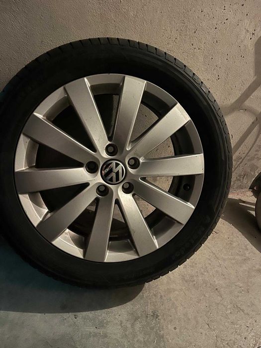 Jante Originale VW 5x112 | 235/45 R17 + Cauciucuri vara Matador