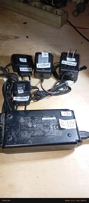 Блоки питания 4,8v, 5,7v, 6v, 7,5v, 9v