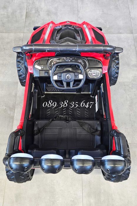 ТОП ЦЕНА!НОВО!Акумулаторно бъги/UTV Jakarta RED 4x4 с 12V батерия,USB