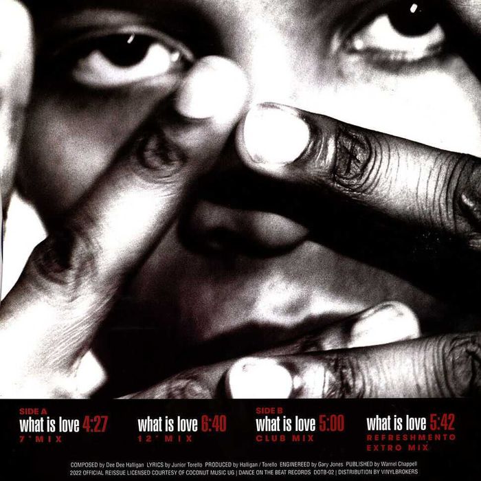 HADDAWAY - What is Love - нова плоча 12" Blue Vinyl LIMITED EDITION