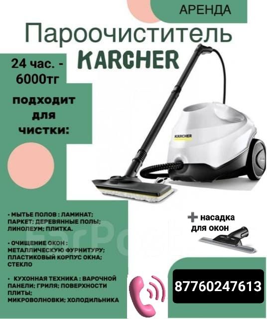 Моющий пылесос , пароочиститель Аренда