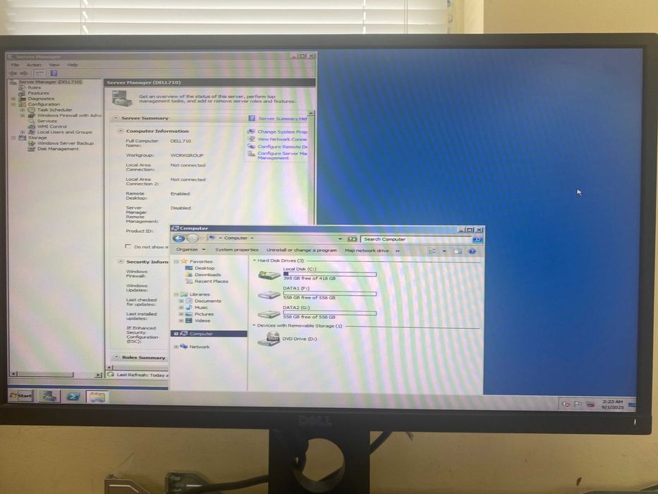 Dell PowerEdge 710 2U server / сървър