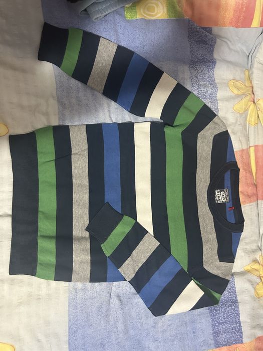 Pulover baieti 11ani dungi