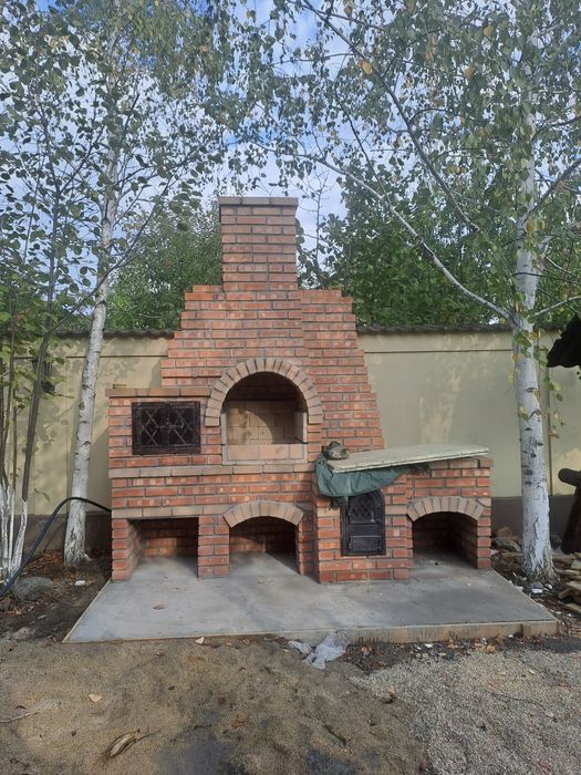 Efectuând grătare din cărămidă