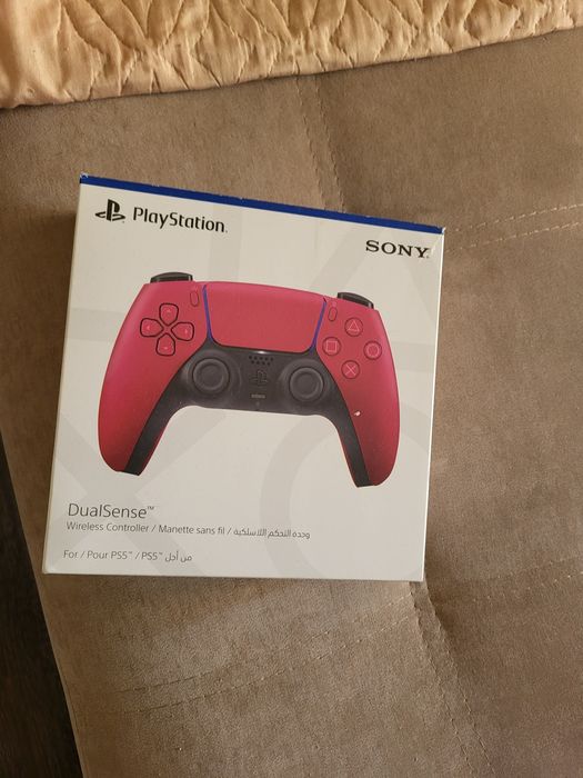 Джойстик на Sony Playstation 5 бордовый