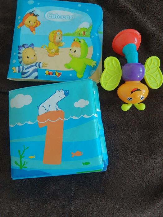 Set Cărticică + cărticele baie bebeluș jucarie