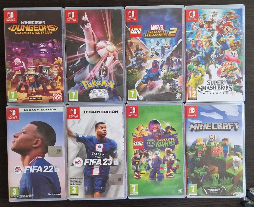 8 игри Nintendo Switch