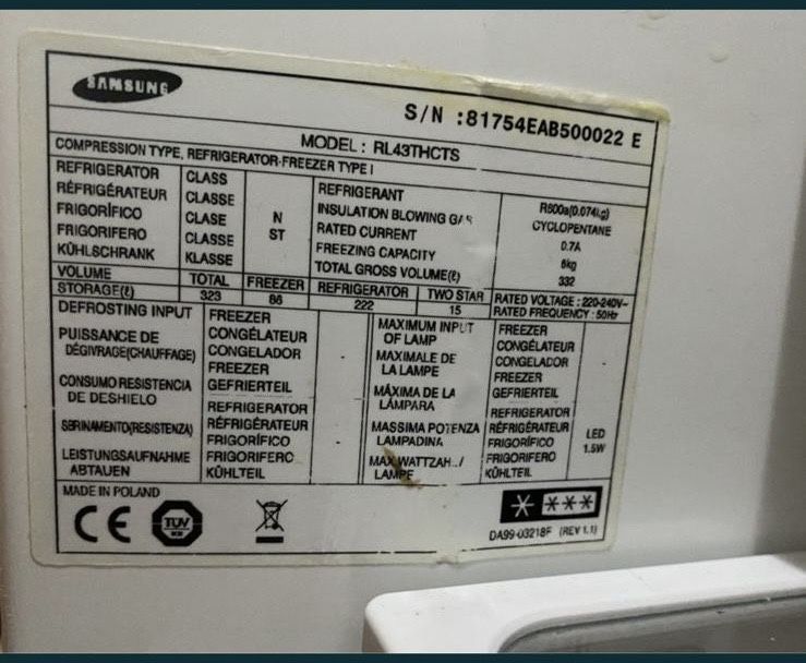 Vãnd combina frigorifica Samsung
