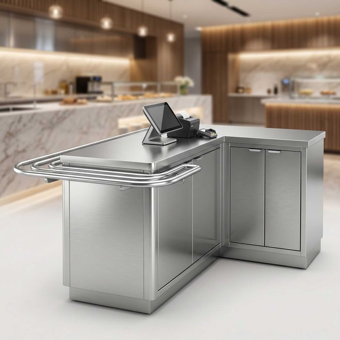 Vitrina xolodilnik Nerjaveyka Нержавейка / Витрина холодильная