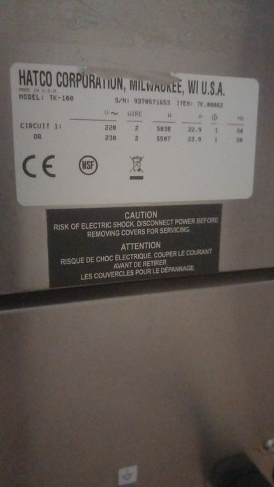 Prăjitor  pâine  Hatco toaster /chifle