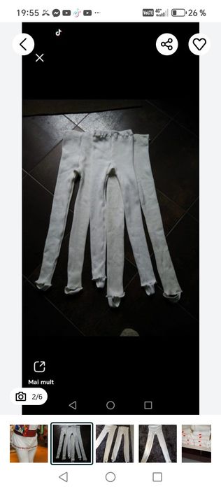 Colanți  din bumbac făcuți manual