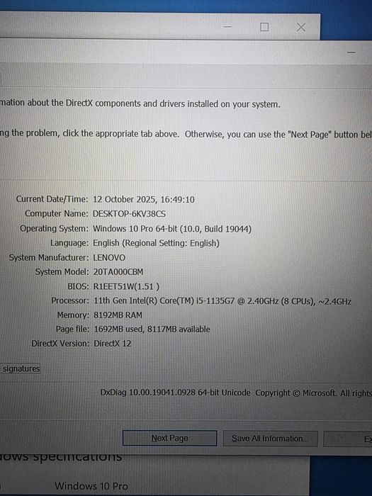 Lenovo Thinkpad E14 gen2 intel i5