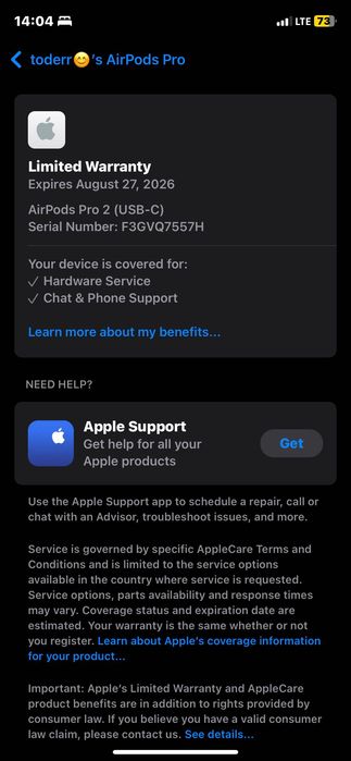 AirPods Gen 2 ANC